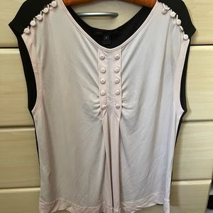 Pink and black Marc Jacob’s button detail blouse
